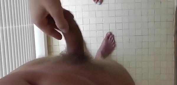  Blowjob under shower big tits cougar